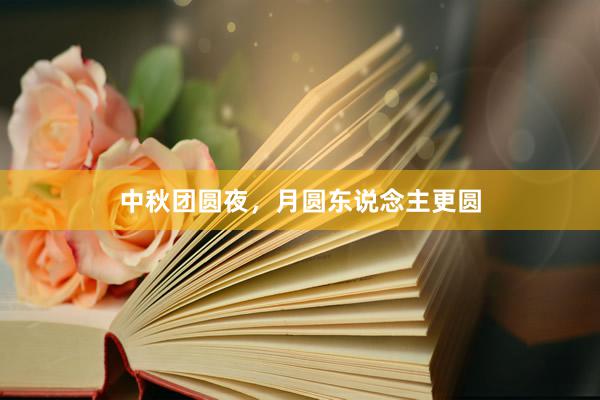 中秋团圆夜，月圆东说念主更圆